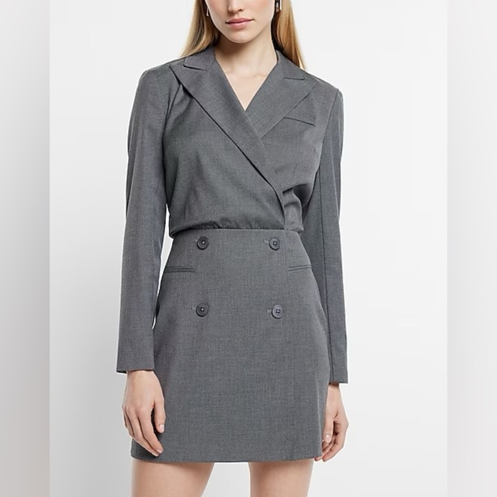 Express Double Breasted Wrap Mini Blazer
Dress